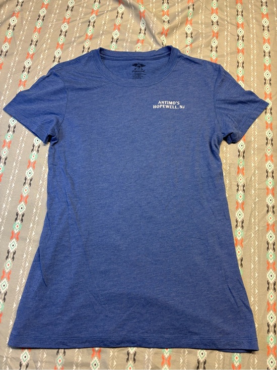 imperial Tops - 🍄Antimo's Hopewell Women's Short-Sleeve Tee in Heather Blue